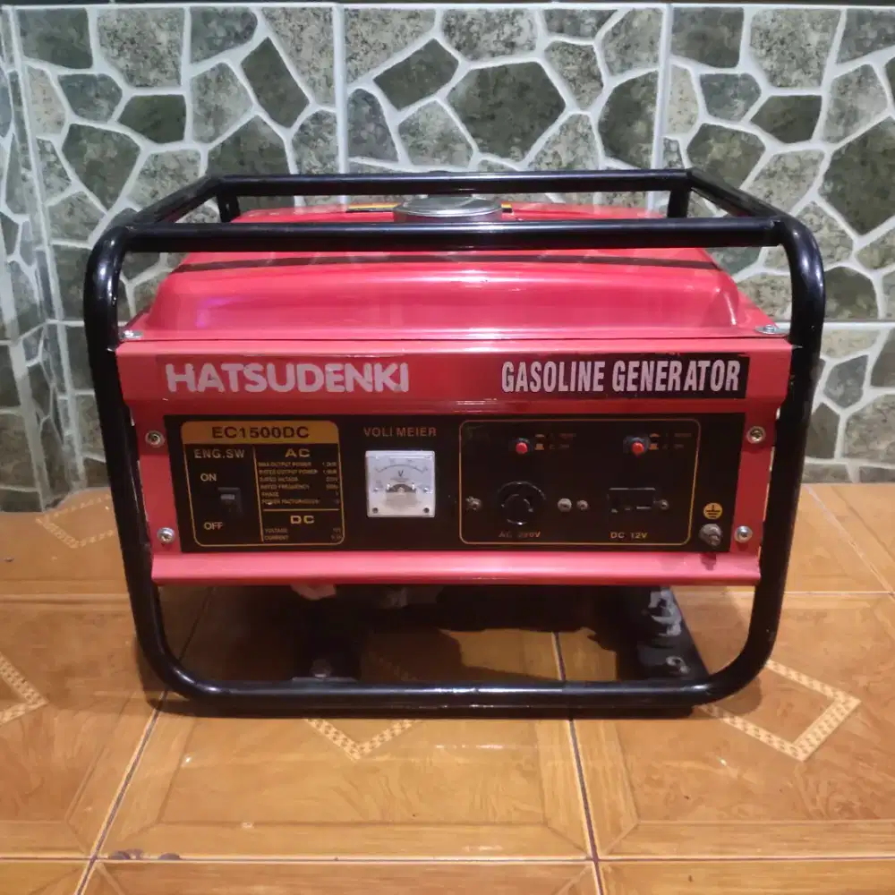 Genset Hatsudenki EC1500DC Second Bekas