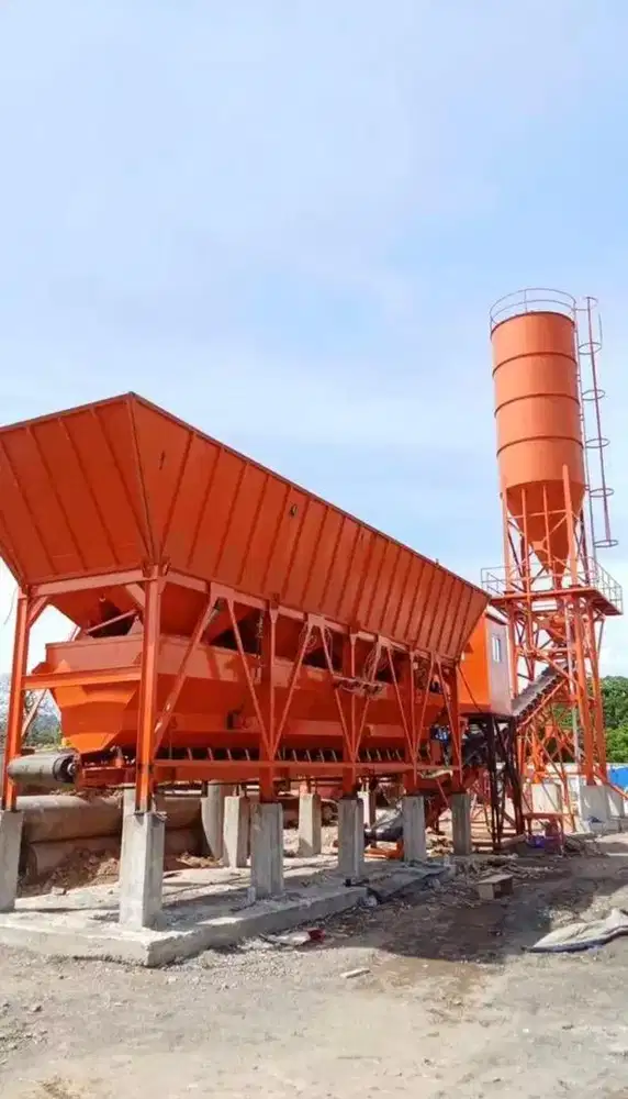 BATCHING PLANT DRYMIX KAPASITAS 60m3/JAM EFISIENSI SISTEM