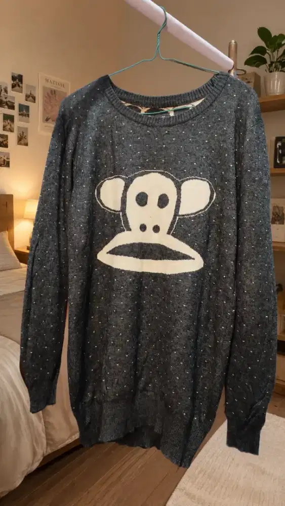 Sweater grey monkey