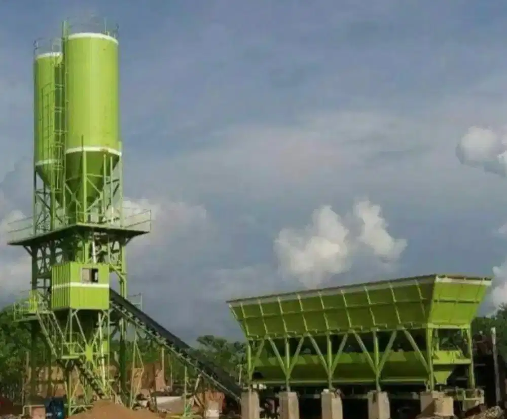 BATCHING PLANT WETMIX KAPASITAS 60m3/JAM MIXER SICOMA 2m3/BATCH