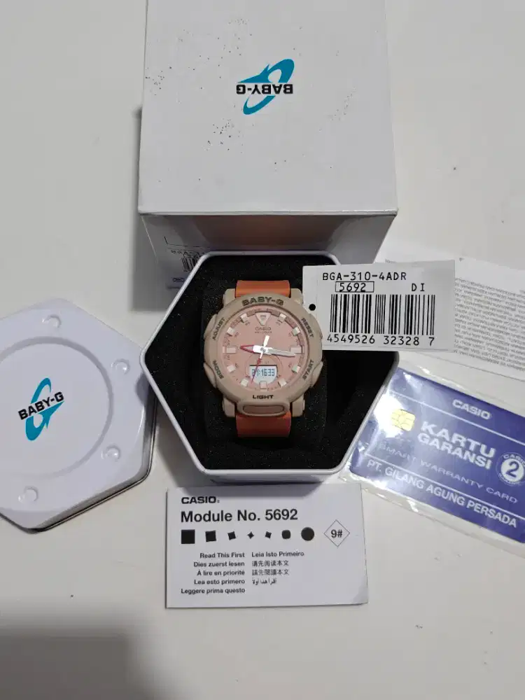 Casio Baby-G BGA-310-4ADR Pink original bekas bagus normal semua