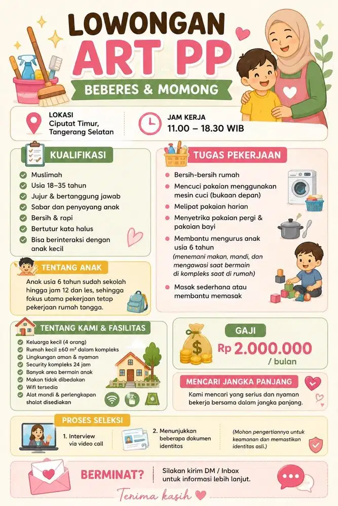 ART PP beberes dan momong