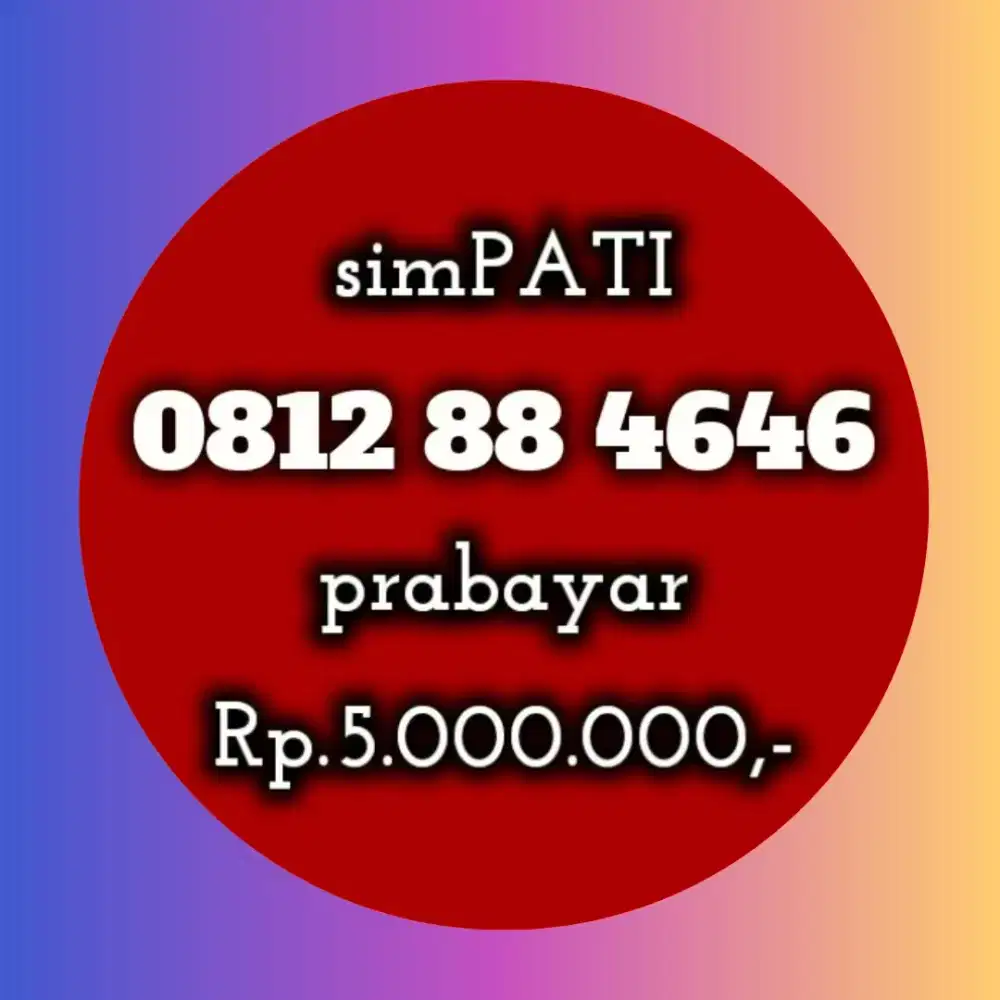 NOMOR CANTIK SIMPATI 4646