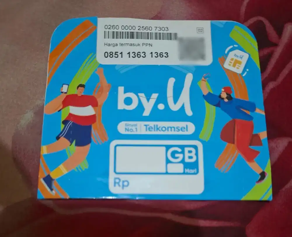 Nocan Telkomsel BY U 1363 1363 bonus kuota 3gb