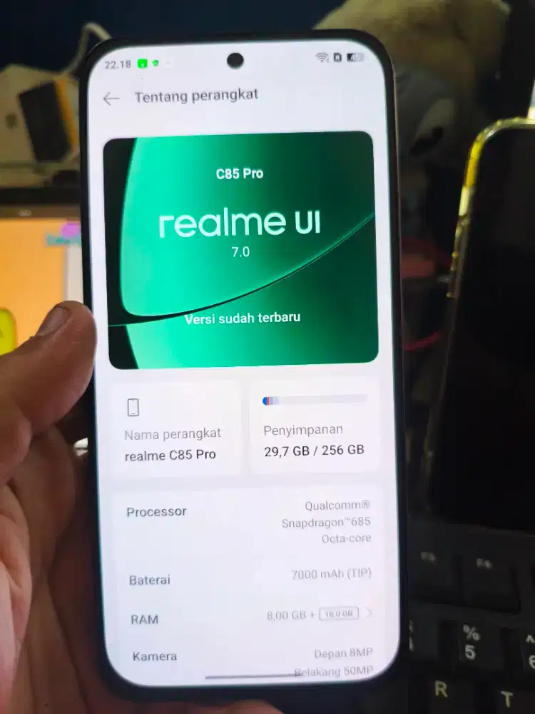 Realme C85 pro 8/256 masih garansi