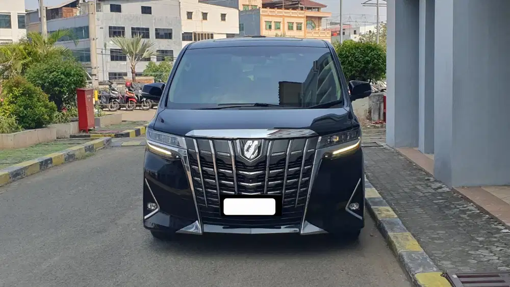 Toyota alphard g atpm 2018 hitam pajak panjang