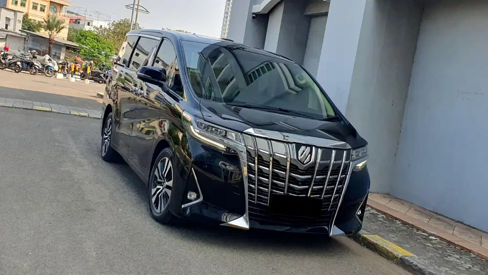 Toyota alphard g atpm 2018 hitam pajak panjang