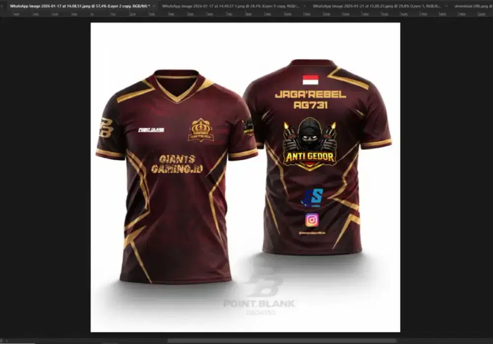 JASA TRACING DAN DESAIN ULANG JERSEY