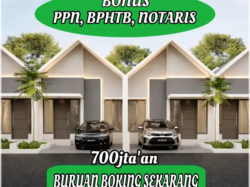 Rumah Cantik Menarik Harga Merakyat & Banyak Bonus Nya, Siap Huni 1 Lantai Bisa Langsung Tempati Di Kayu Gede 2 Paku Jaya One Gate System 27 Unit
