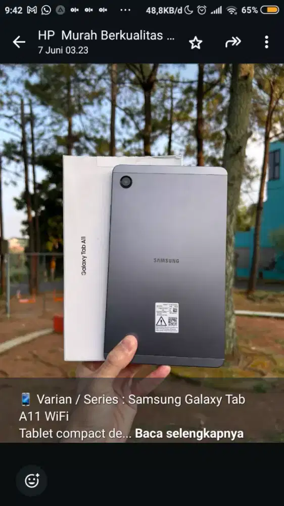Tab  galaxy tab a9