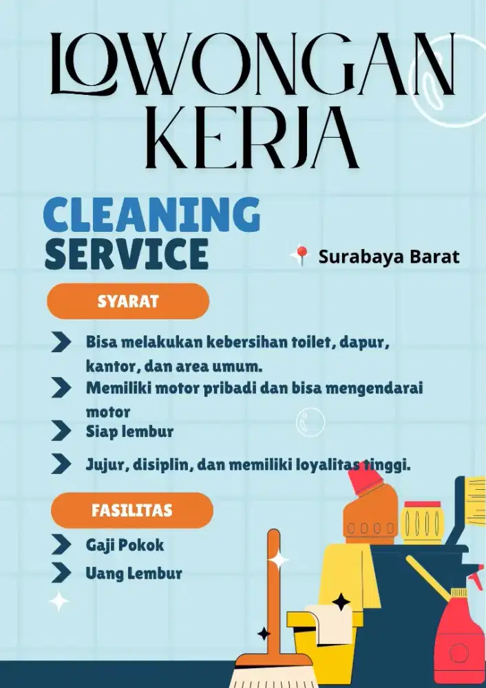 DICARI OFFICE BOY/GIRL KANTOR