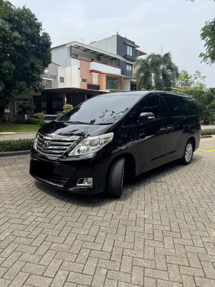 alphard x 2012 hitam at