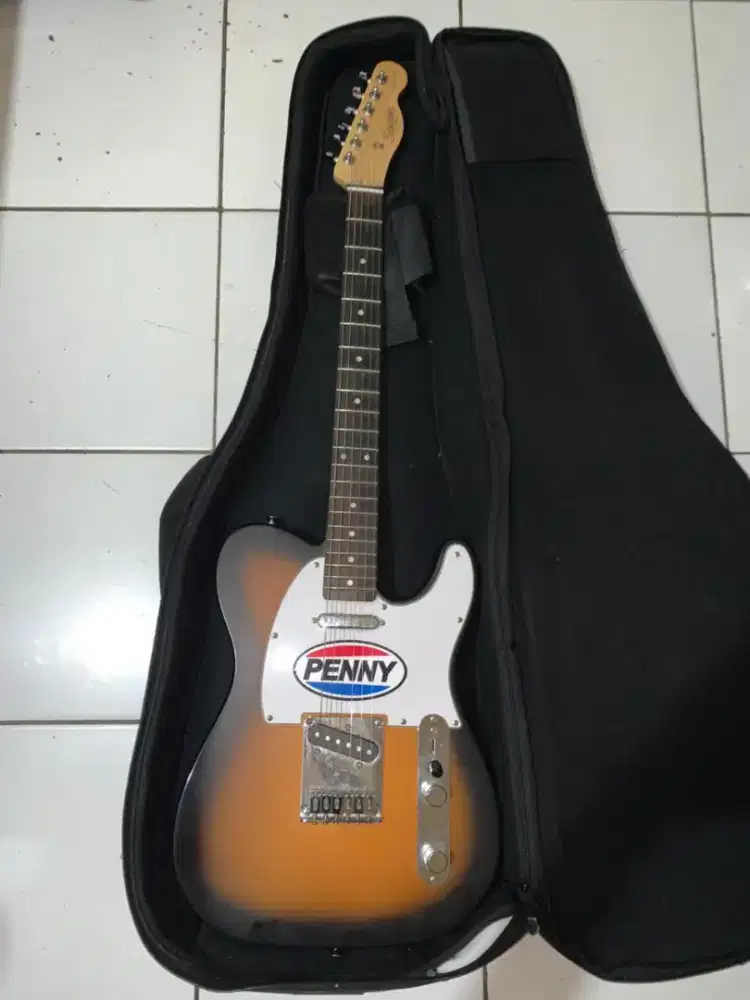 Gitar Squier Telecaster Warna Sunburst