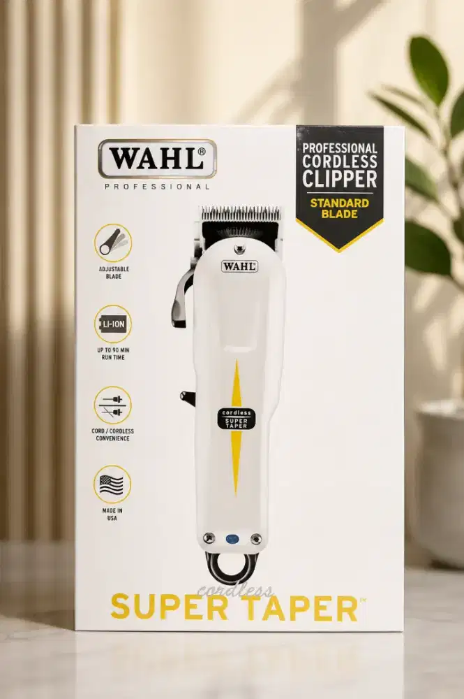 WAHL Cordless Super Taper Original Clipper Profesional Wireless