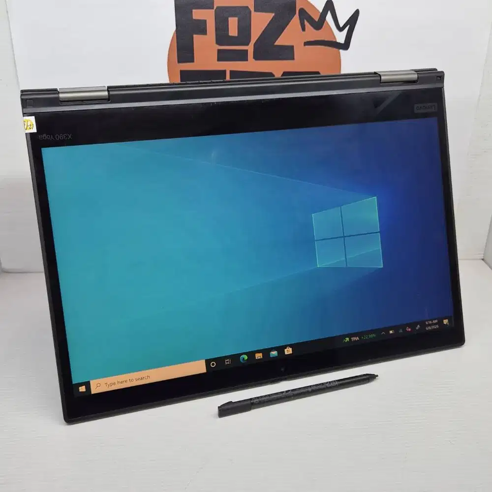 LAPTOP TOUCHSCREEN SLIM STYLUS LENOVO THINKPAD YOGA X390 i5 8/256 SSD