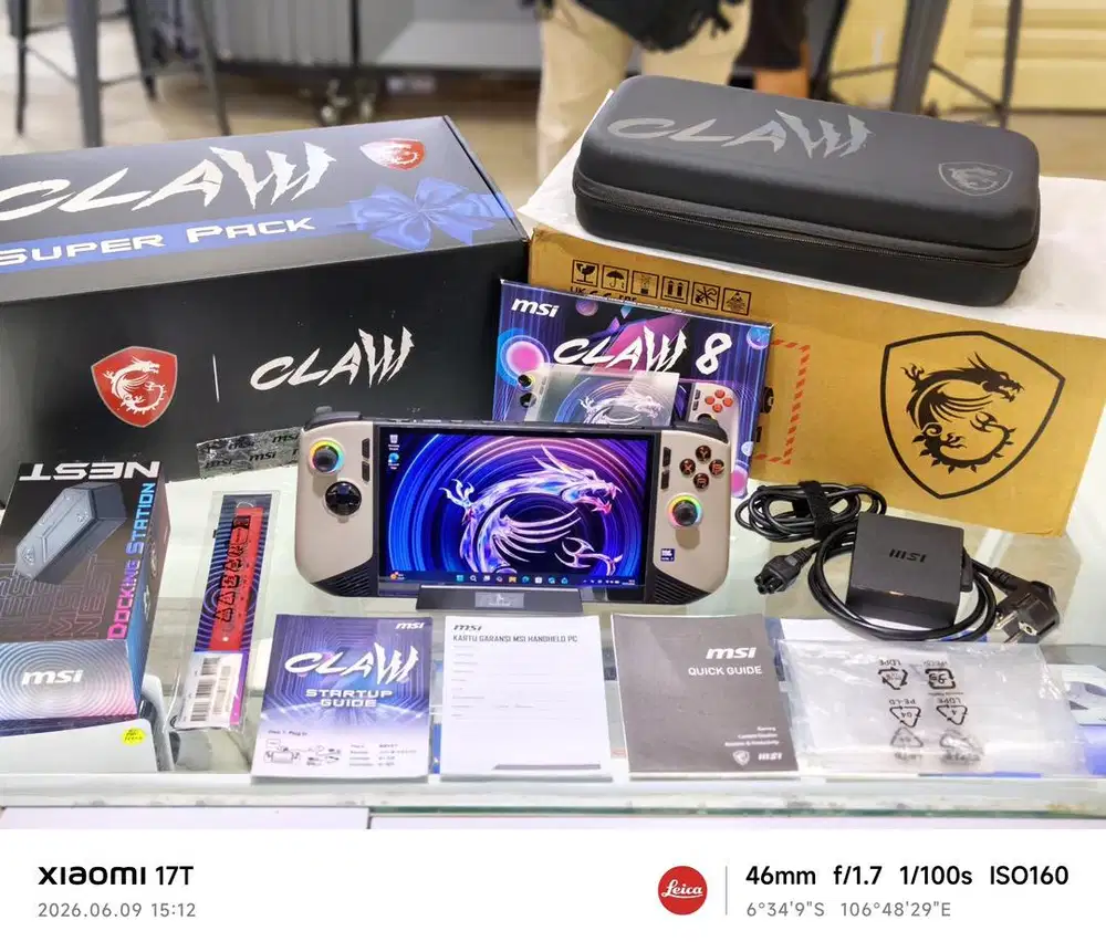 MSI CLAW 8 AI+ SuperPack edition Garansi on sampai April 2027