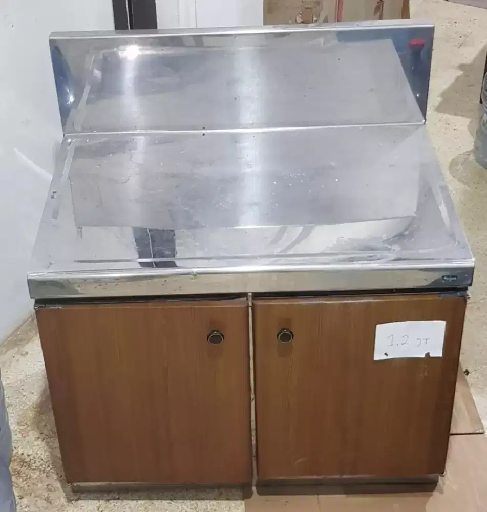 meja kompor merk royal stainless steel