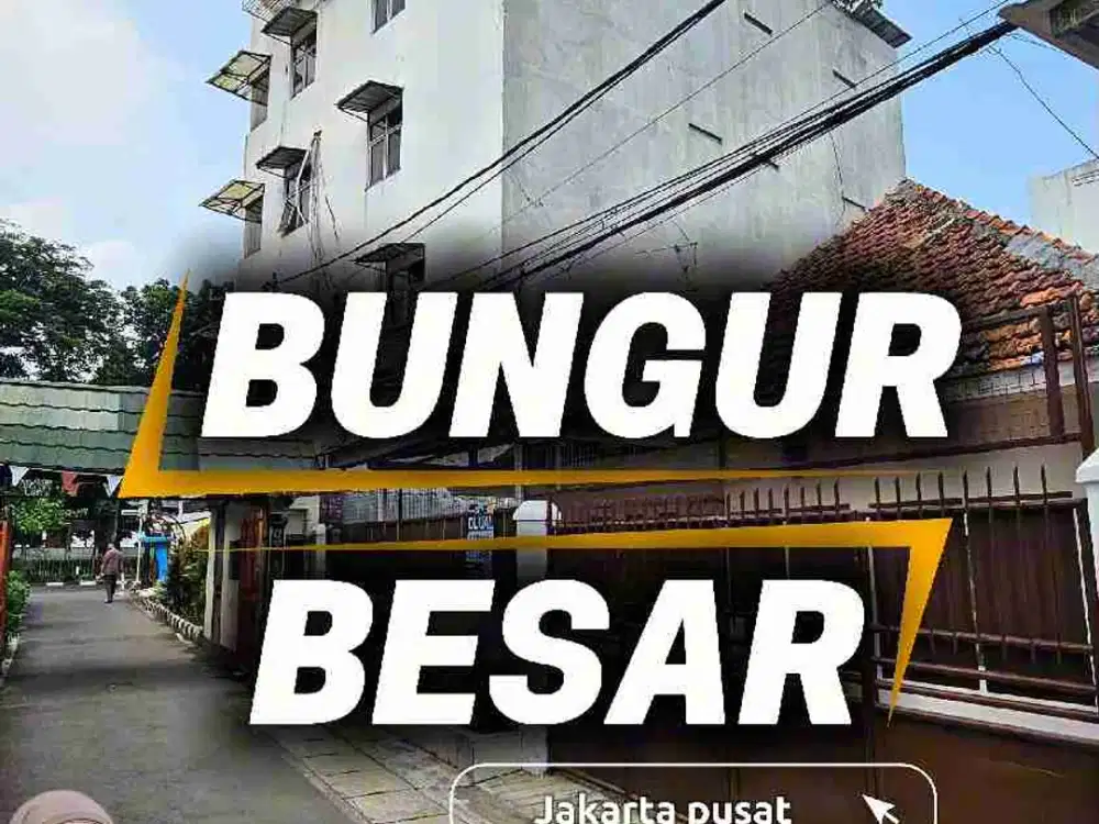 disewakan rumah  di jakarta pusat belakang stasiun senen