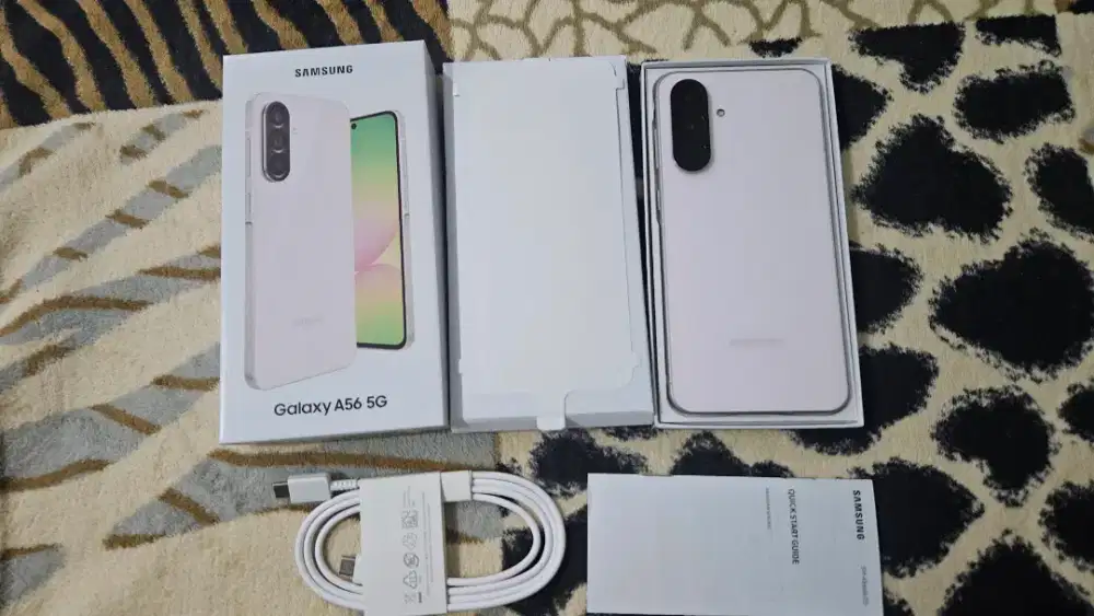 Samsung Galaxy A56 12/256 Gb Pink Sein Garansi Fullset Likenew Murah