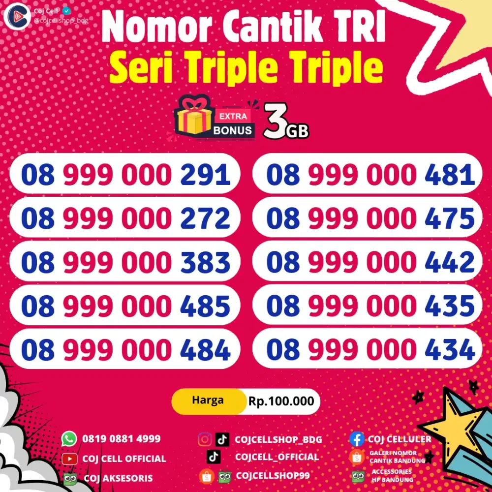 Nomor cantik tri