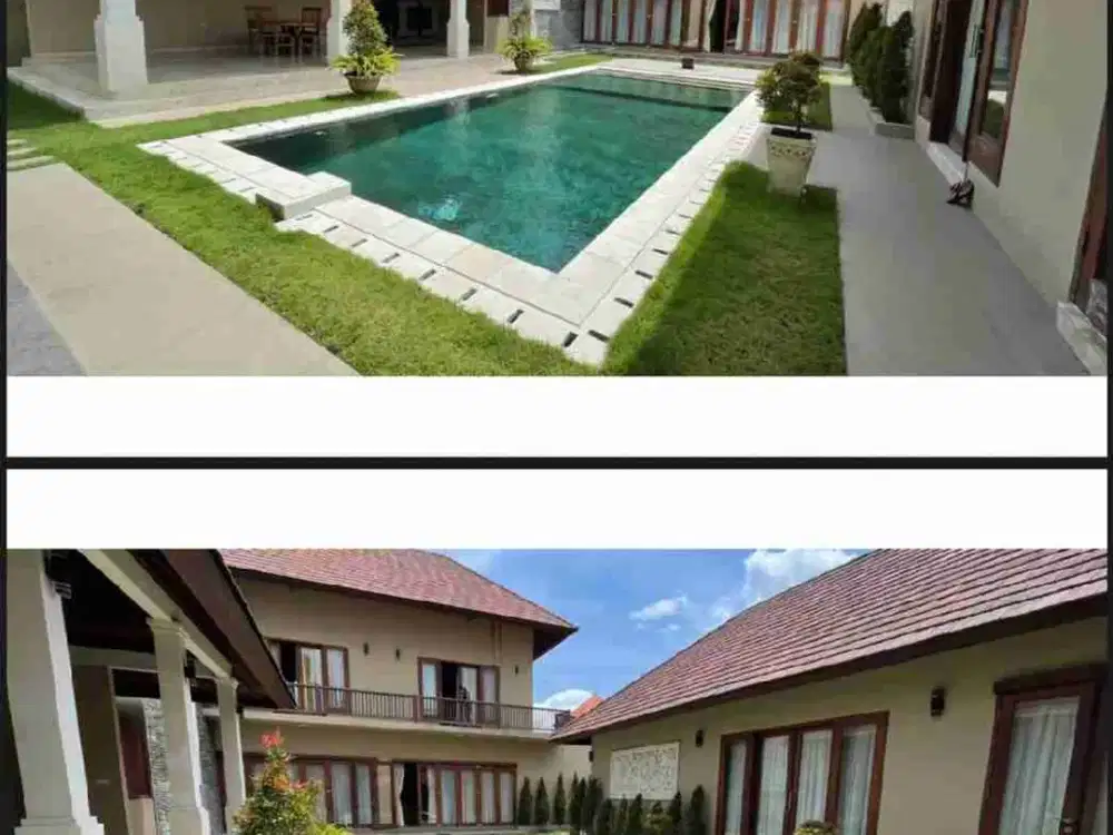 FOR SALE LUXURY VILLA 3+1 BEDROOM AT SANUR, ONLY 5 MINUTES TO SANUR BEACH & BALI ISLAND SCHOOL (SHM)
