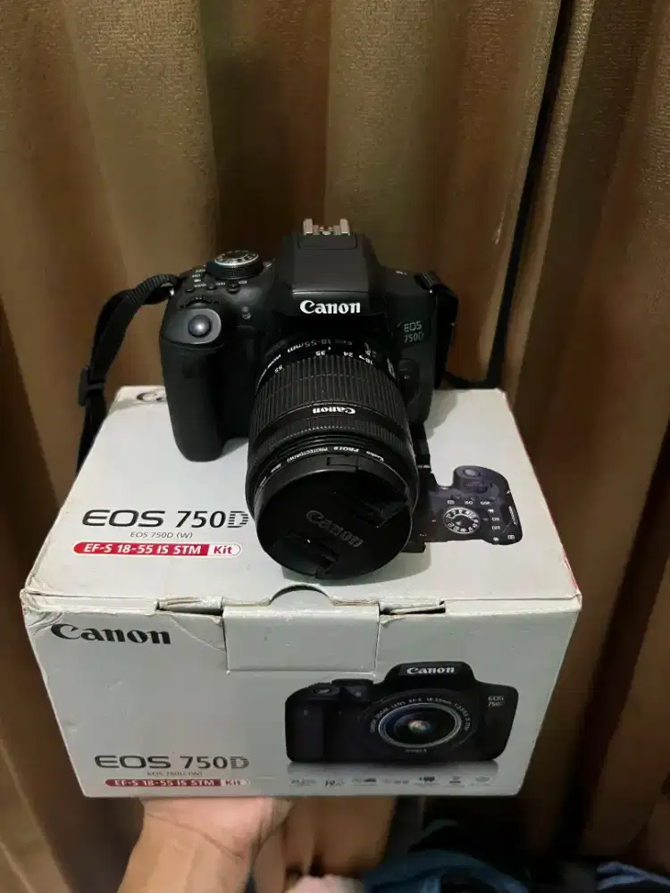 KAMERA CANON 750D FULLSET NO MINUS