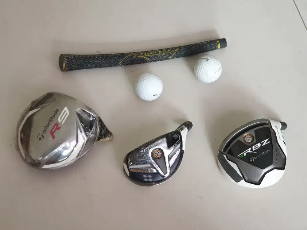 Taylormade R9, RBZ Tour 3, Rescue 2-16