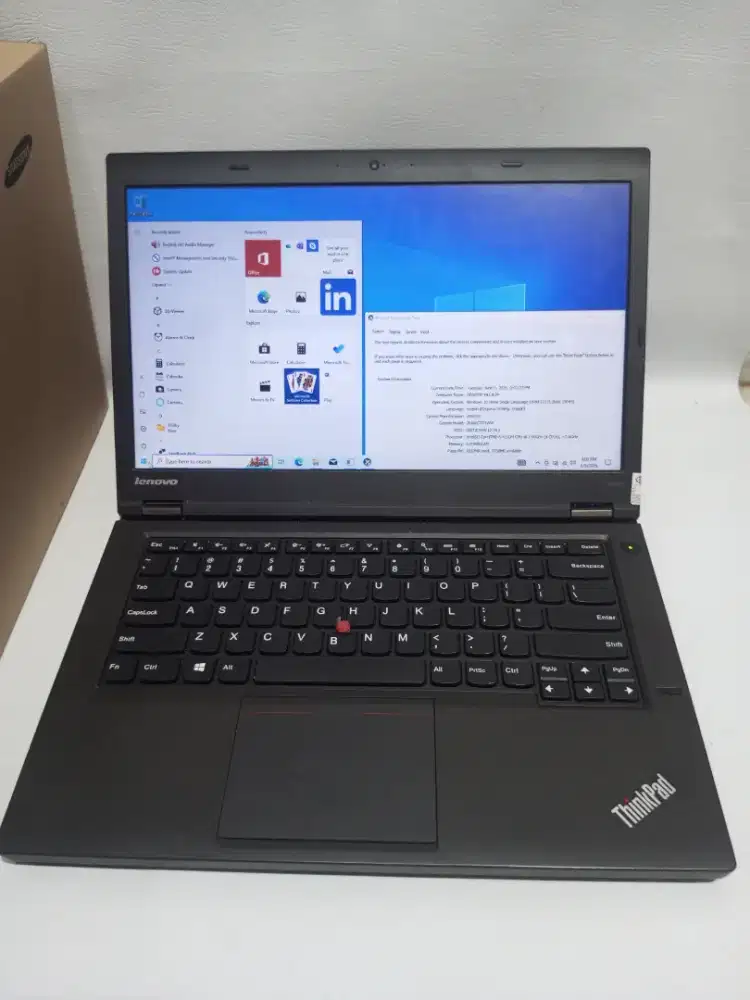 Lenovo Thinkpad T440P Core i5-4210M DDR 8GB SSD 256GB 14 2 Jam
