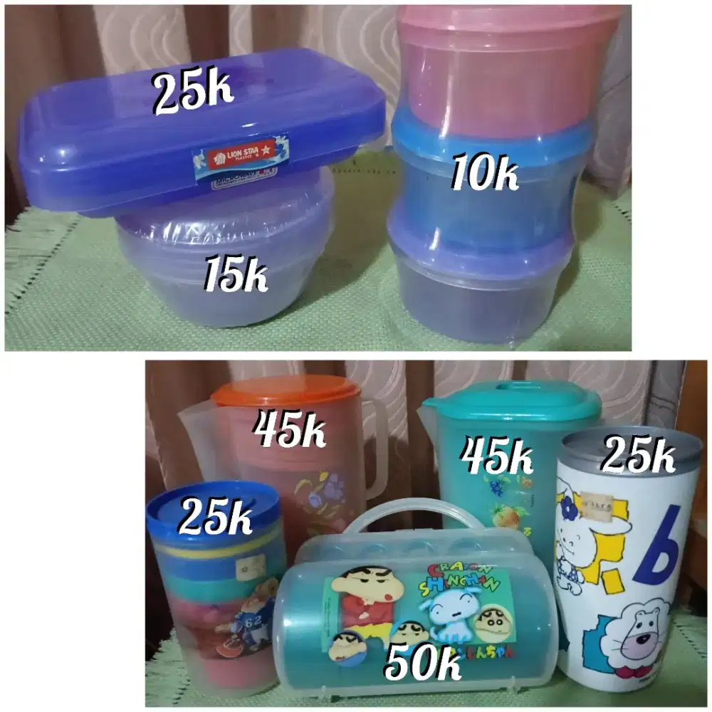 Piring, mangkuk, gelas