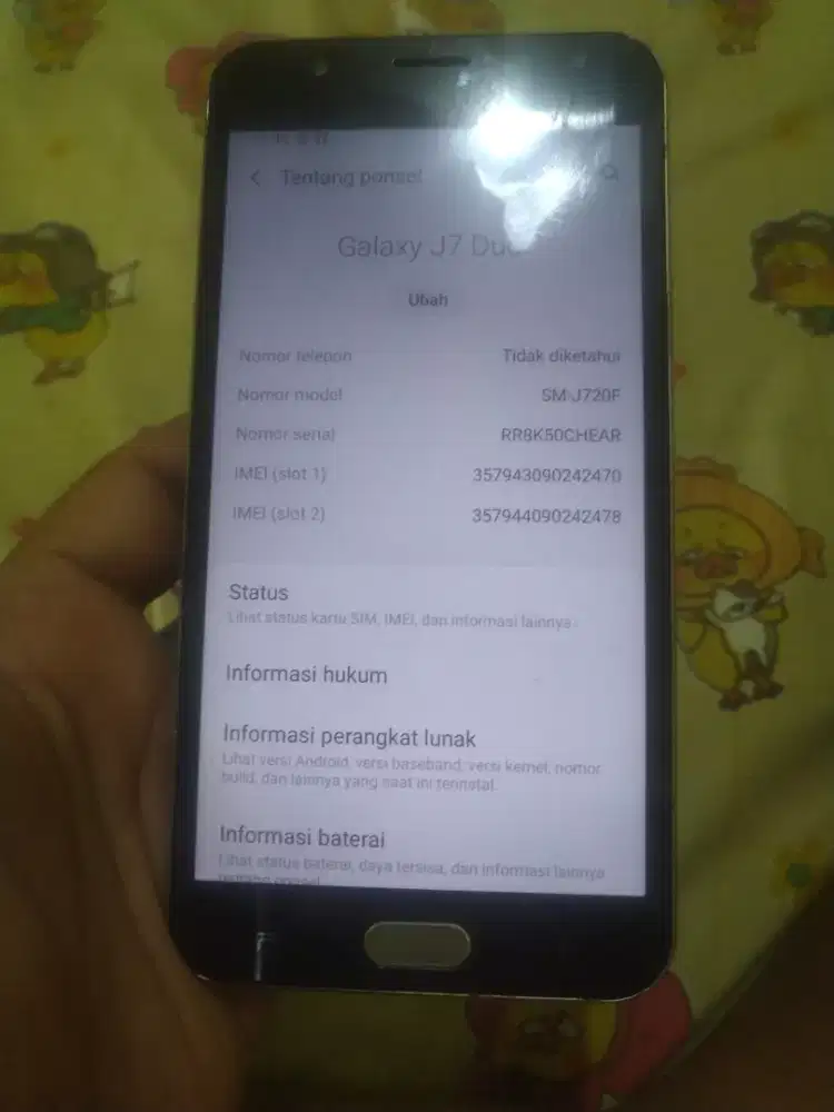 Samsung j7 duo, ram 3/32 GB.hp normal.siap pakai