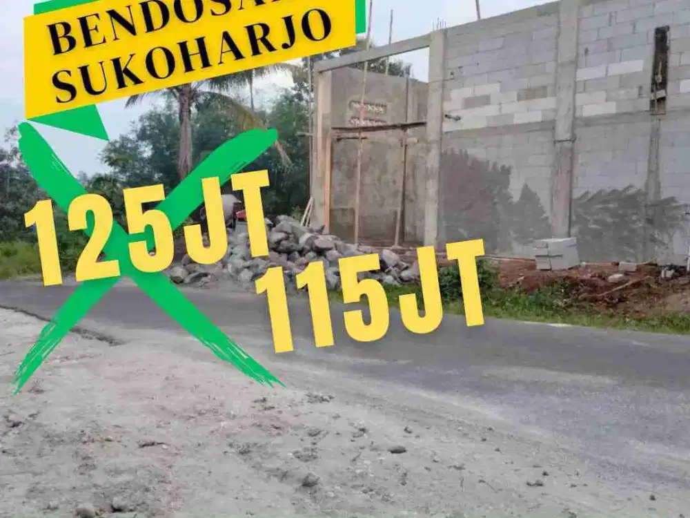 kavling ruko Bendosari Sukoharjo