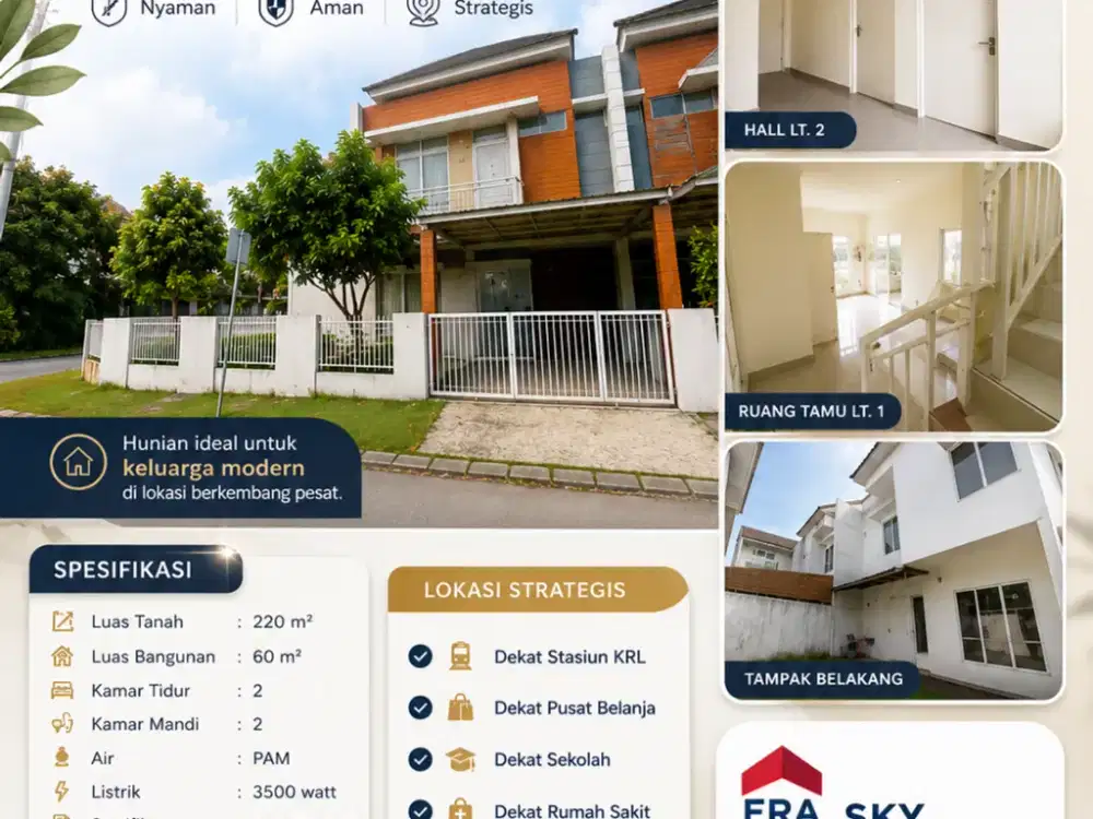 Di Jual rumah siap Huni di Metland Cibitung Blok Aviola