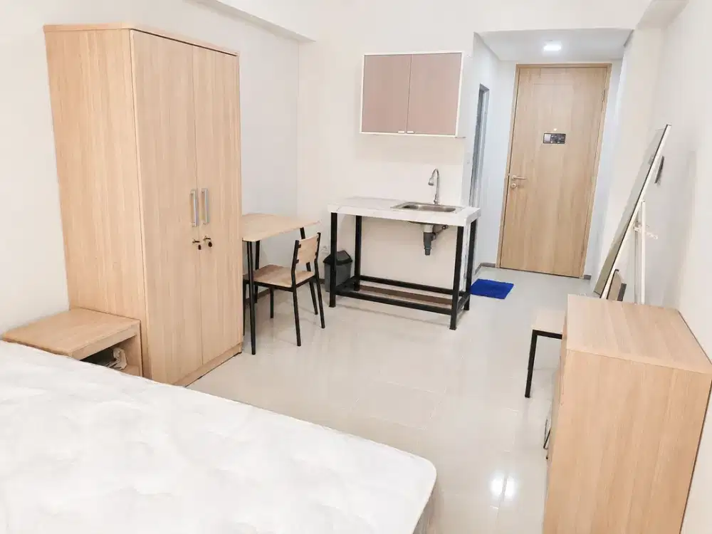 Disewakan Bulanan Murah Studio Semi Furnish Meikarta Apartemen Cikarang FREE PARKIR