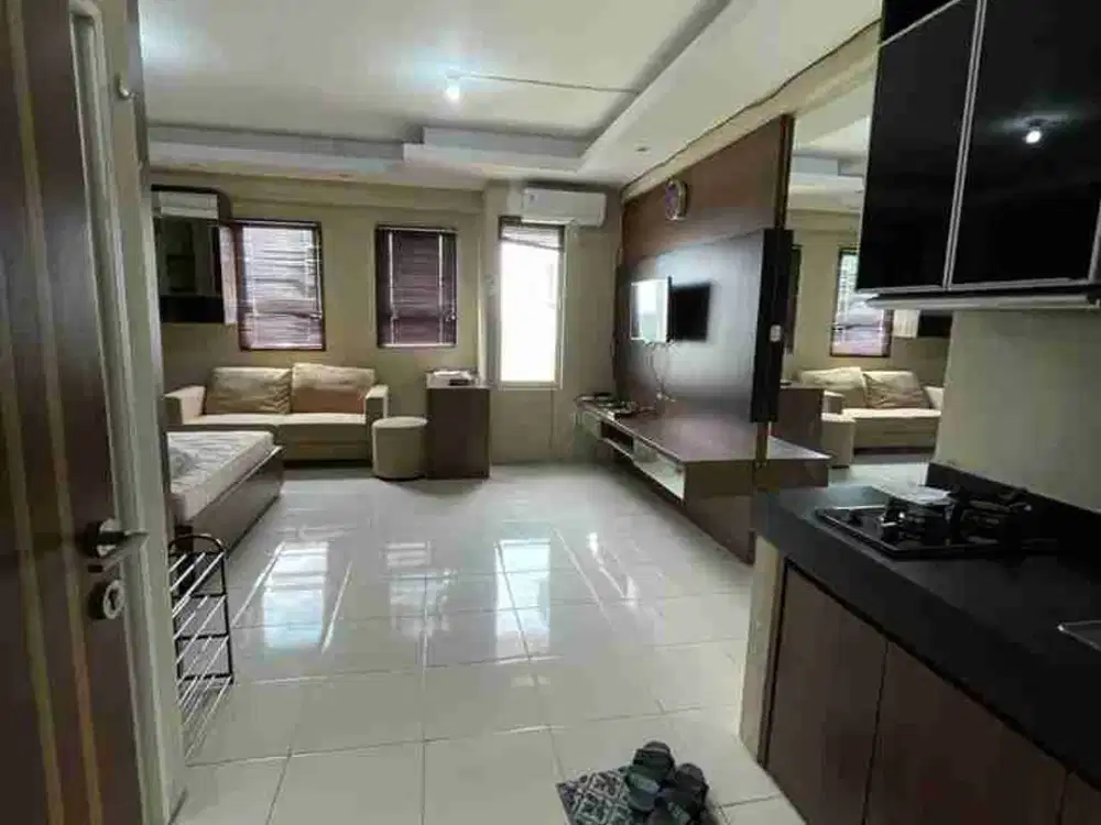 Disewakan Murah  Apartemen Puncak Kertajaya 2BR Jadi 1 BR Full Furnish