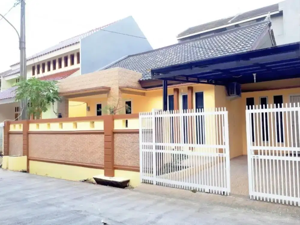 Dijual rumah siap huni bagus di pekayon LT 154 LB 120 nebas banjir