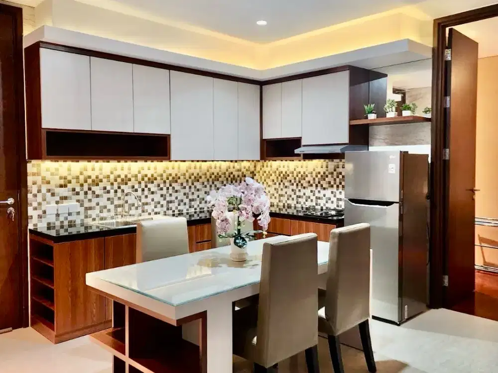 DISEWAKAN APARTEMEN ROSEBAY 3BR FURNISH LT5 CITY VIEW GRAHA FAMILI