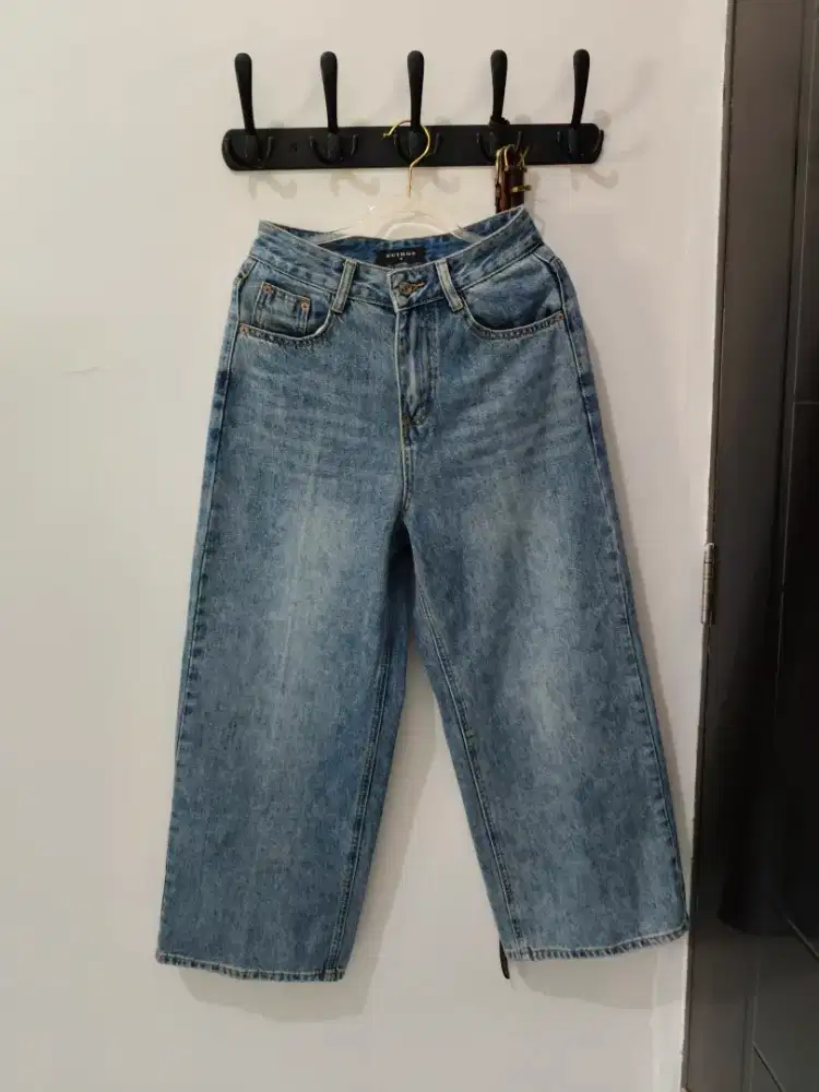 Celana Jeans Wide-Leg ECINOS Wanita