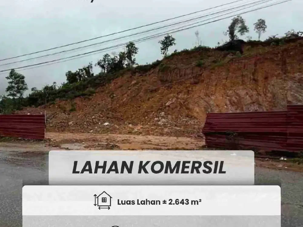 DIJUAL TANAH KOMERSIAL LOKASI STRATEGIS TIBAN, SEKUPANG, BATAM