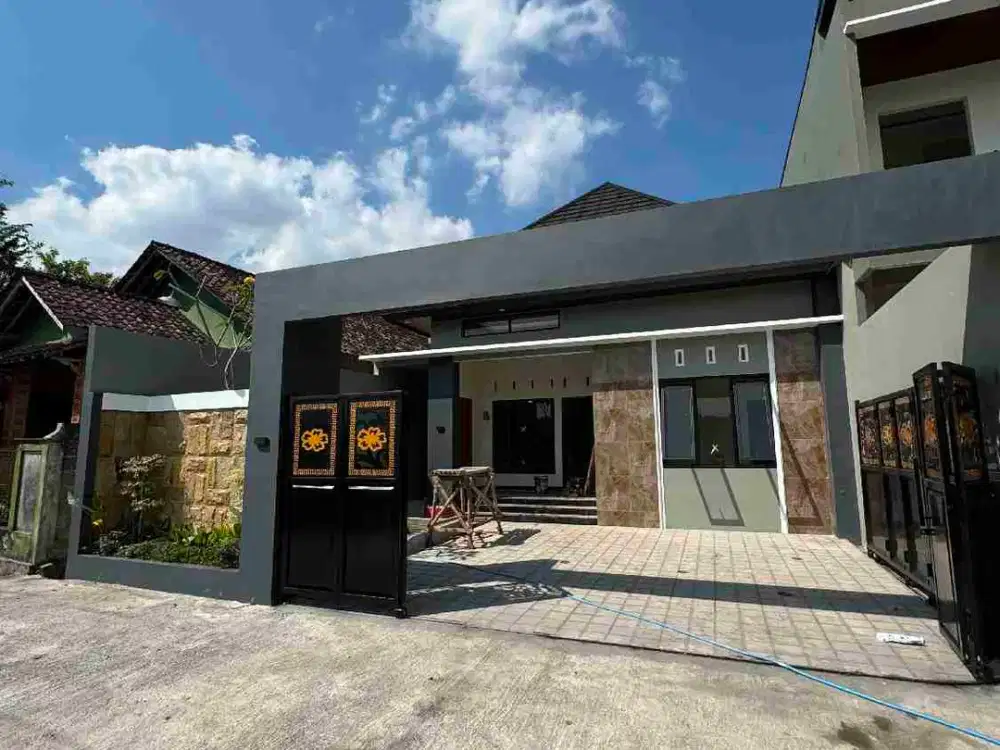 Rumah 1 Lantai View Sawah Di Wedomartani