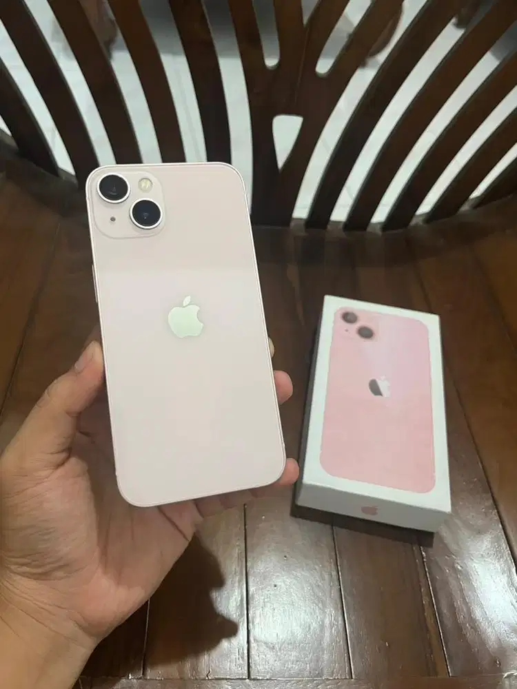 Iphone 13 128gb Beacukai Permanen (Pink), Mulus Fullset
