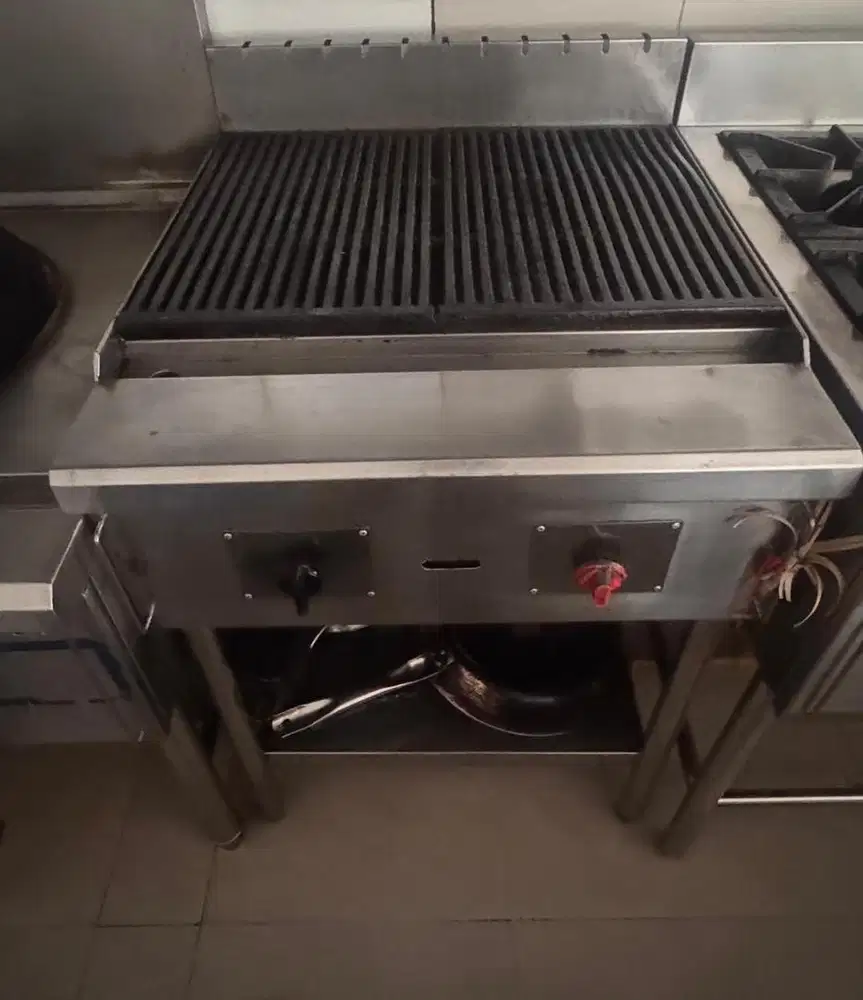 Gas Griddle/kompor pemanggang