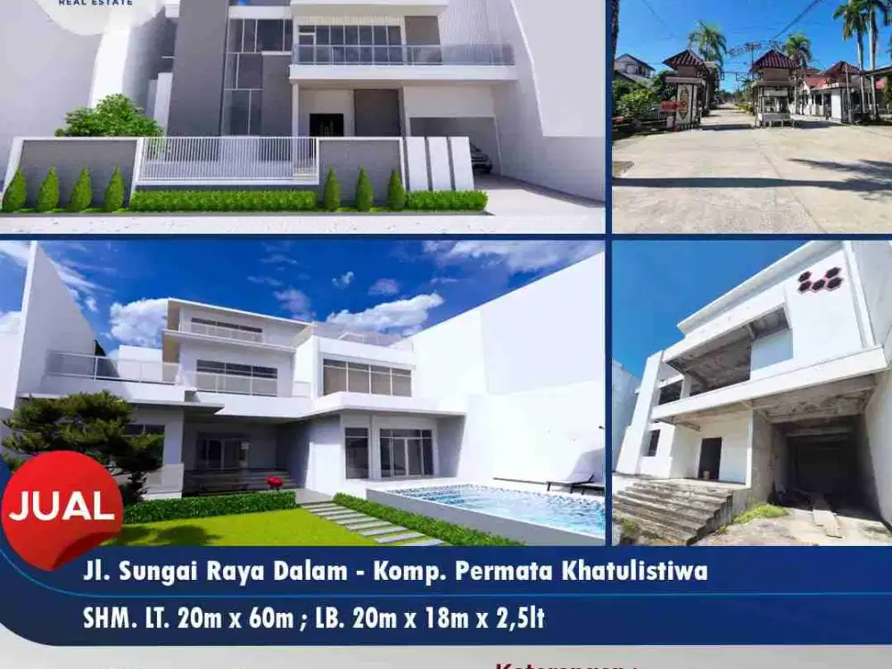 Tanah + Struktur Rumah Mewah