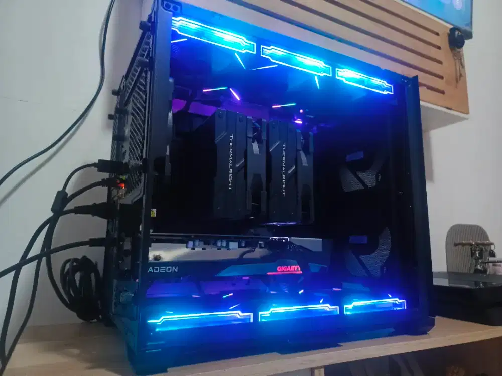 PC Fullset Amd Ryzen 7 8700F Ram 32gb DDR5 Nvme 1Tb RX 6600 XTr 8gb