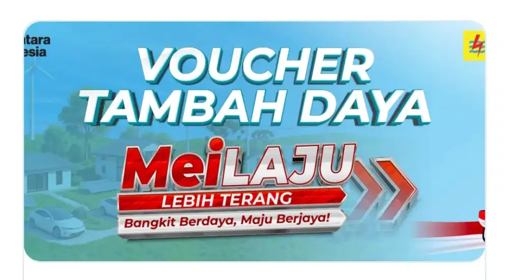 Voucher tambah daya PLN plus registrasi