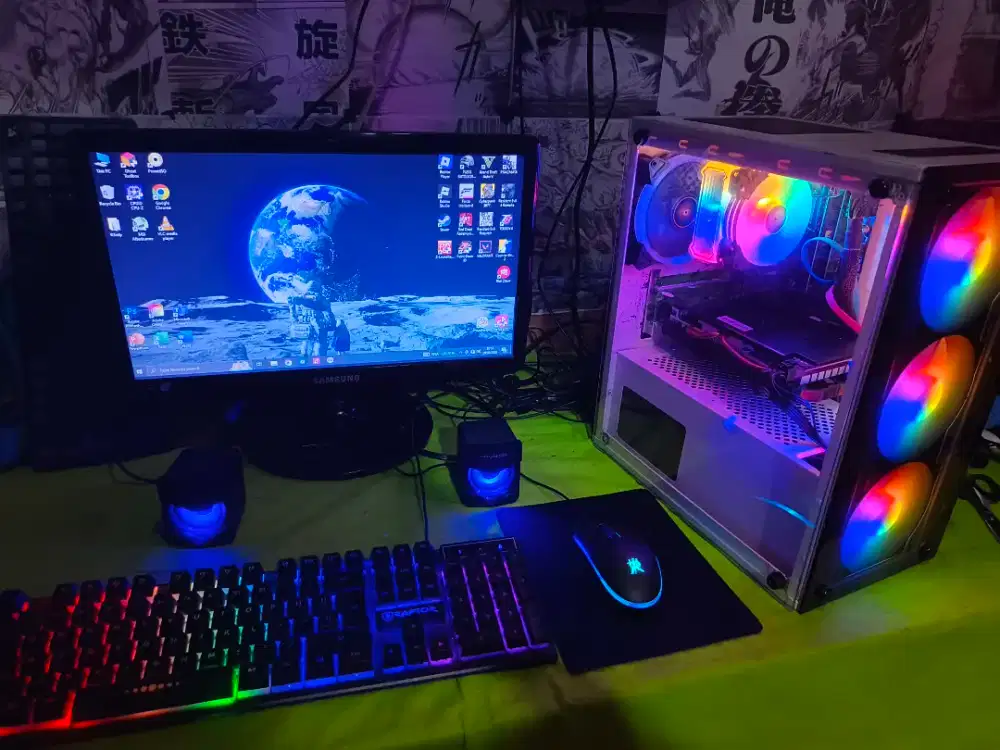 Jual 1 Set Pc I7 4790 Ram 16Gb VGA Rx 580 8gb gddr5