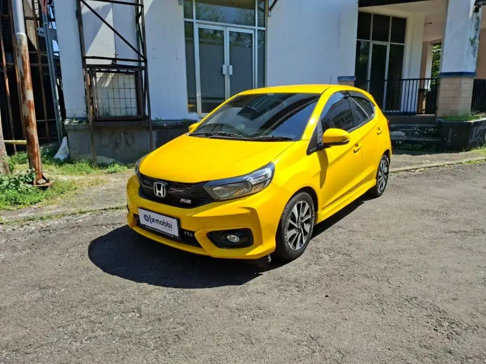 Pajak Panjang - Honda Brio 1.2 New RS Bensin AT 2018 Kuning