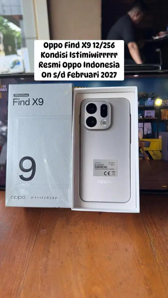 Oppo Find X9 12/256 Second Resmi Oppo Indonesia