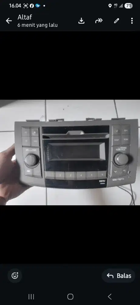 Radio/CD Ertiga GL 2016