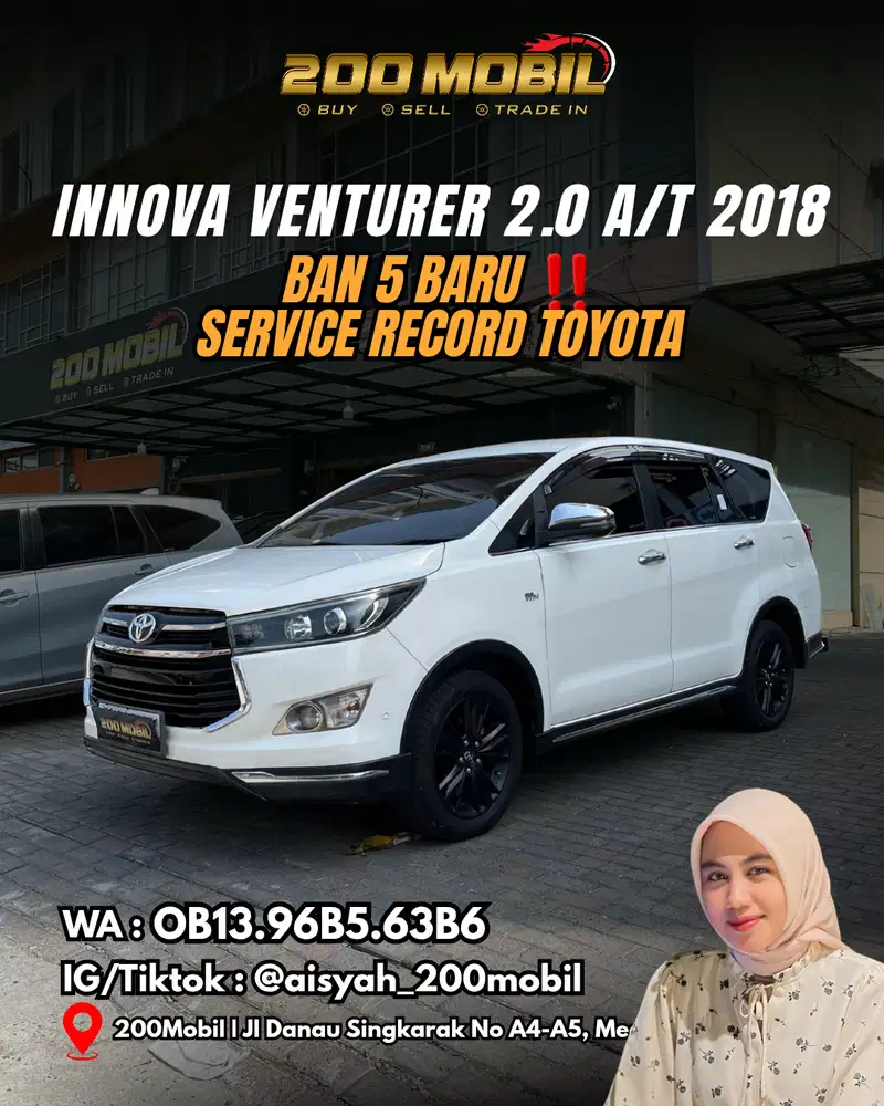 Toyota Innova Venturer 2.0 A/T 2018 Bensin