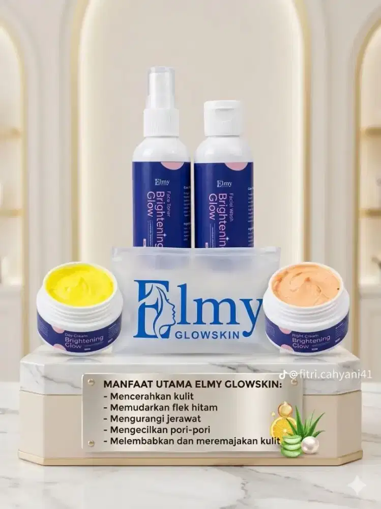 ELMY glowskin.( Glowing itu bukan sulap,tapi pilih yang tepat )